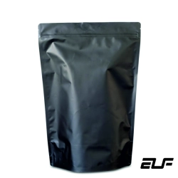 Torebki doypack BLACK MATTE OPPmat/AL/PE ze struną + easy-open